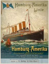 Ligne Hambourg-Amérique. Allemagne, Hambourg, 1899