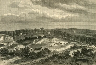 Hampstead Heath en 1840, vers 1876