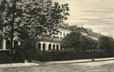 Hanover Terrace, Regents Park, vers 1876
