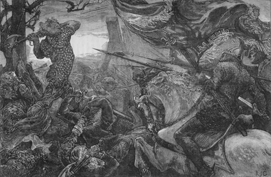 Harold à la bataille de Hastings, 1066