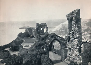 Hastings - Le château, 1895