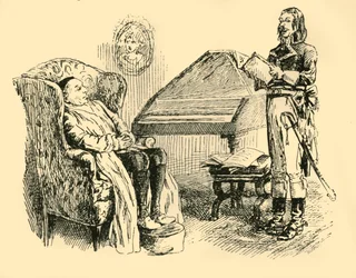Les yeux de Haydn remplis de larmes, 1907