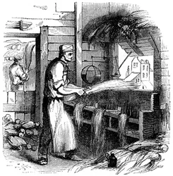 Peignage du chanvre, 1866