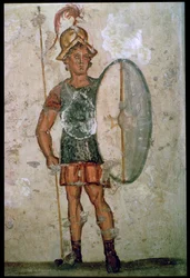 Peinture murale hellénistique d