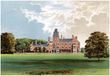 Parc de Hemsted, près de Staplehurst, Kent, maison du vicomte Cranbrook, vers 1880