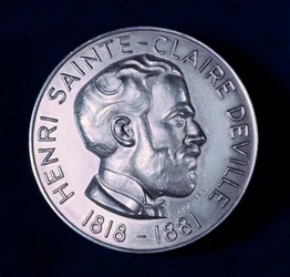 Henri Etienne St Claire Deville, chimiste français du 19e siècle, c1955