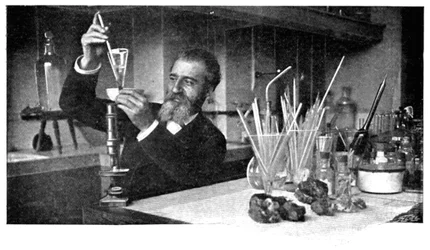Henri Moissan, chimiste français, vers 1900