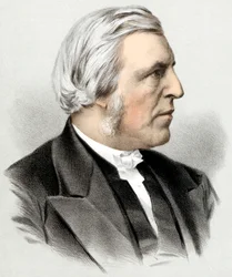 Henry Allon 1818-1892, divin congrégationaliste anglais, vers 1880