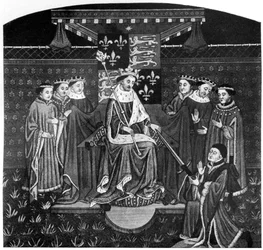 Henri VI présentant une épée à John Talbot, comte de Salisbury, vers 1445, 1910