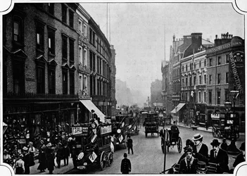 High Street, Kensington, Londres, vers 1900-1901