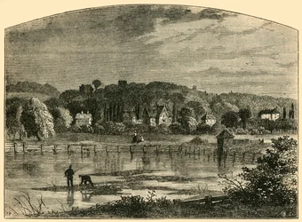 Étangs de Highgate, vers 1876