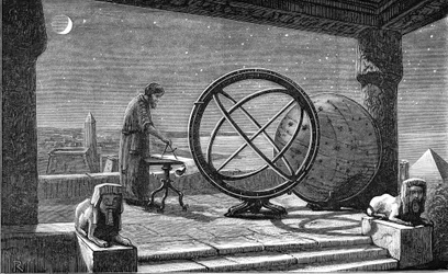 Hipparque, astronome grec antique, IIe siècle av. J.-C., vers 1880