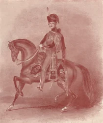 Son Altesse Royale le Prince Albert, Colonel des 11e Hussards, 19e siècle, 1909
