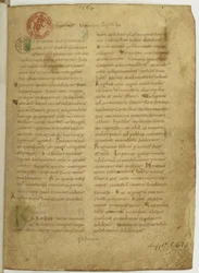 Historia Brittonum par Nennius. Première page du manuscrit, XIe siècle