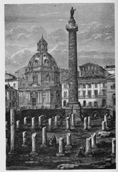 Histoire de la Rome antique. Gravures de Rome de 1872
