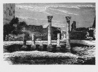 Histoire de la Rome antique. Gravures de Rome de 1872