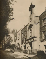 Holly Place, un chemin tranquille sur le côté de Hampstead Hill, vers 1935