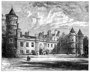 Palais de Holyrood, Édimbourg, 1900