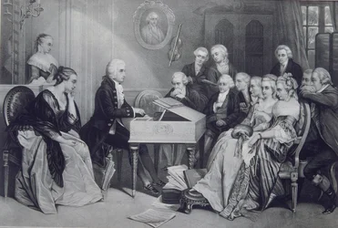 Concert à domicile chez la famille Mozart à Vienne