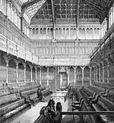 Chambre des Communes, Westminster, Londres, 1900