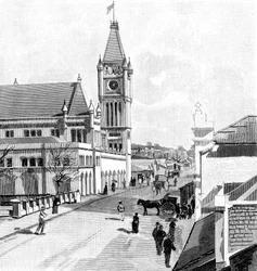 Rue Howick, Perth, Australie, 1886