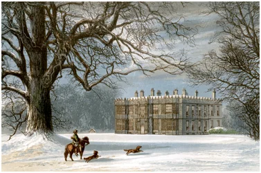 Howsham Hall, Yorkshire, maison de la famille Cholmley, vers 1880