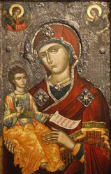 Icône par Onufri (16e siècle), Berat, Albanie