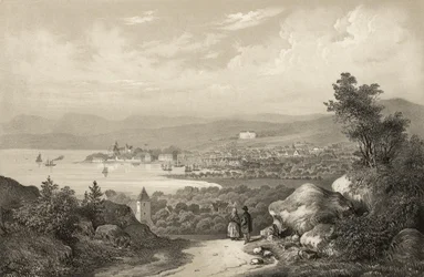 Illustration tirée du livre La Norvège représentée en dessins par Asbjørnsen, P.Chr. et publié par Chr. Tønsberg (no, 1848)