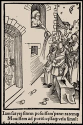 Illustration du livre La Nef des fous de Sebastian Brant, 1497