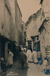 Dans le quartier arabe, Le Caire, Égypte, 1936