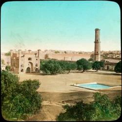 Dans le fort, Lahore, Inde, fin du 19e ou début du 20e siècle