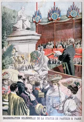Inauguration de la statue de Louis Pasteur, Paris, 1904