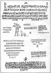 Inscriptions des Catacombes, Rome, 1926