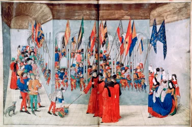 Inspection des casques, 1488-1489