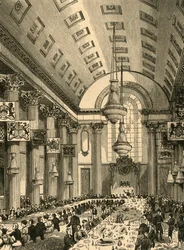 Intérieur de la salle égyptienne, 1897