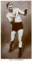 Jack Dempsey, boxeur américain, 1938