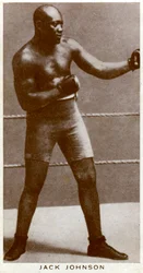 Jack Johnson, boxeur américain, 1938