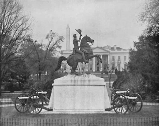 Statue de Jackson, Lafayette Square, Washington, D.C., c1897