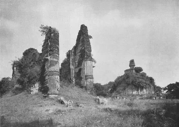 Jetawanarama et Kiri-Dagoba, 12ème siècle après J.-C., Pollonneruwa, 1926