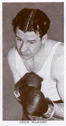 Jock McAvoy, boxeur britannique, 1938