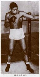 Joe Louis, boxeur américain, 1938