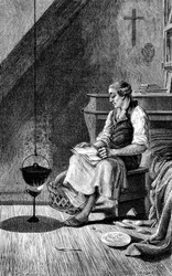 Johann Friedrich Oberlin, philanthrope luthérien, vers 1800