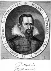 Johannes Kepler, astronome et physicien allemand, vers 1600