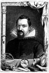 Johannes Kepler, astronome allemand, vers 1600, vers 1870