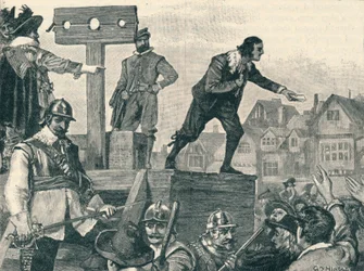 John Lilburne au pilori à Westminster, 1638