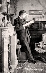John Martin Harvey, acteur anglais, début du XXe siècle