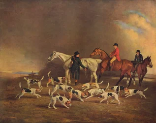 John Powlett et ses chiens, fin 18ème au 19ème siècle, 1929