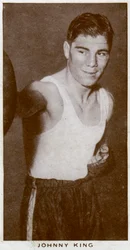 Johnny King, boxeur britannique, 1938