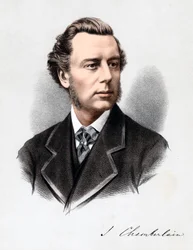 Joseph Chamberlain, homme politique britannique, vers 1880