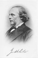 Joseph Lister, chirurgien anglais et pionnier de la chirurgie antiseptique, vers 1877
